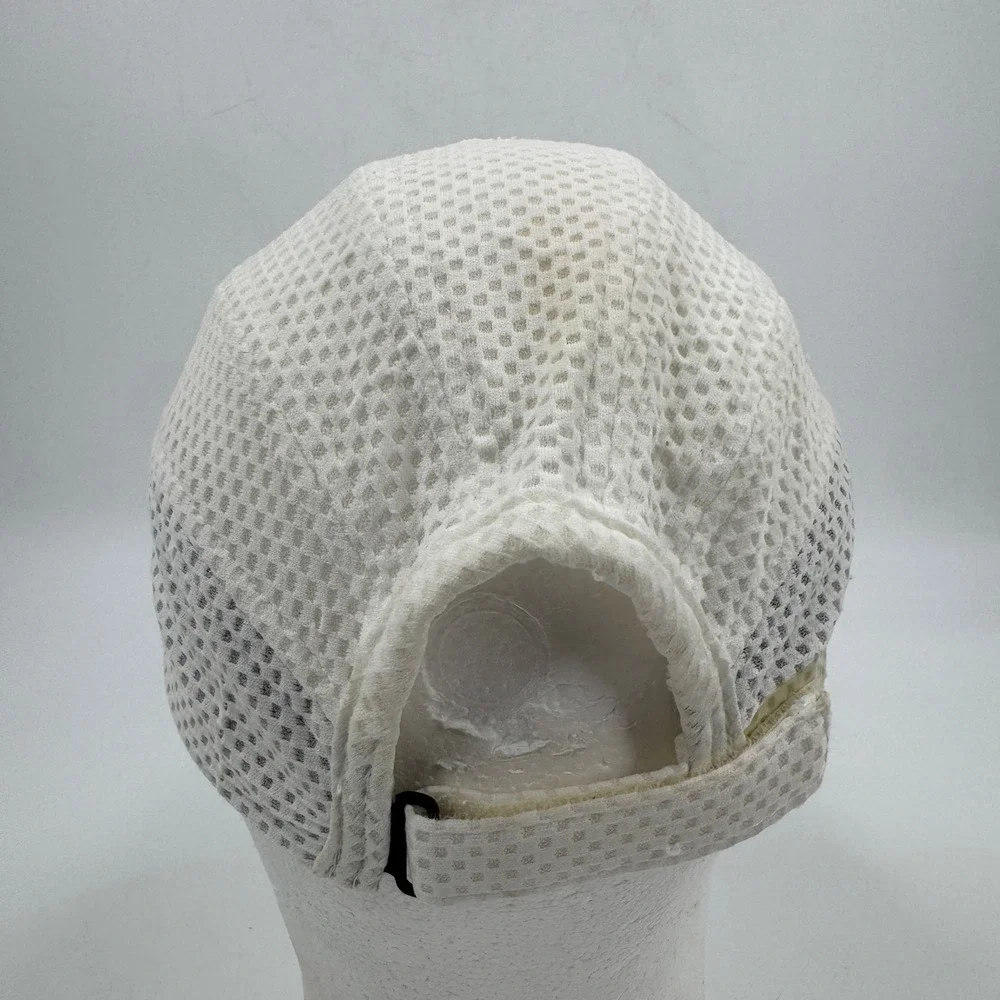 Vintage Nike Tailwind Dri-FIT Mesh Running Hat One Size White 5-Panel Adjustable